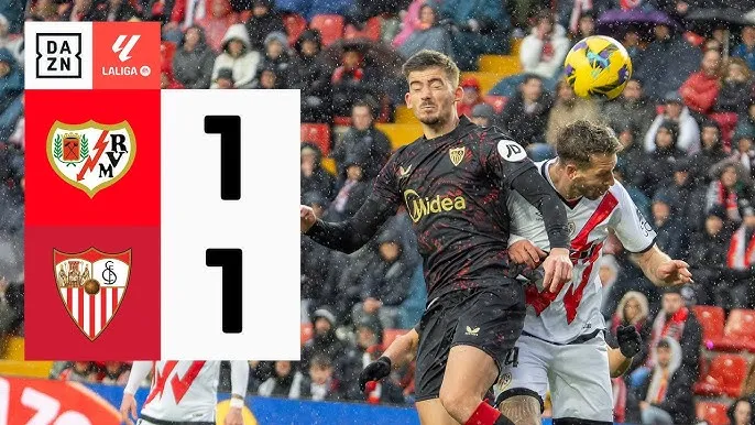Rayo Vallecano vs Sevilla 1-1: Andrei Rațiu vẽ siêu phẩm mở bàn, Dodi Lukebakio đột phá sút góc xa gỡ hòa đẹp mắt, chia điểm kịch tính
