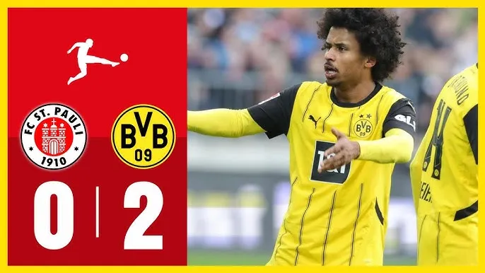 St. Pauli vs Borussia Dortmund 0-2: Tâm điểm hiệp 2, Serhou Guirassy đệm bóng cận thành mở bàn phút 50, Karim Adeyemi đột phá chốt hạ 3 điểm quý giá cho Dortmund 
