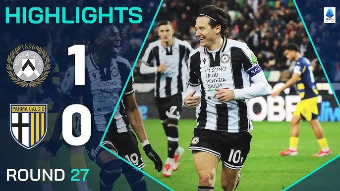 Udinese vs Parma 1-0: Florian Thauvin ghi bàn duy nhất nhờ chấm penalty, VAR ngăn Florian Thauvin tỏa sáng cú đúp, Udinese củng cố tốp 10 Serie A