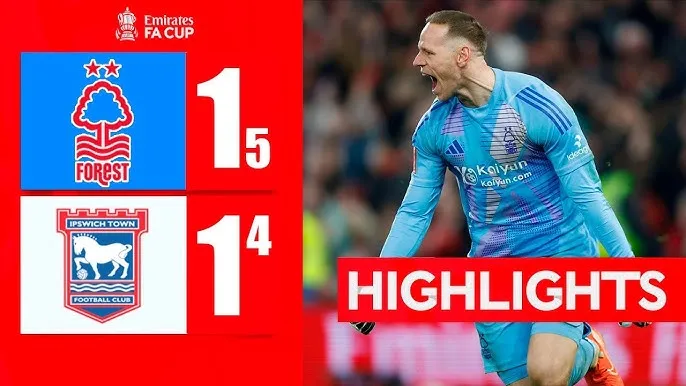 Nottingham Forest vs Ipswich Town 1-1 (pen 5-4): George Hirst mở bàn, Ryan Yates gỡ hòa, Jack Taylor hỏng penalty, Nottingham Forest gặp Brighton ở Tứ kết FA Cup