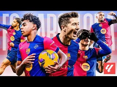 Nhìn lại những bàn thắng đẹp mắt của Lewandowski, Lamine Yamal, Raphinha,... và các "ngòi nổ" khác của Barca ở đấu trường La Liga 2024/2025 