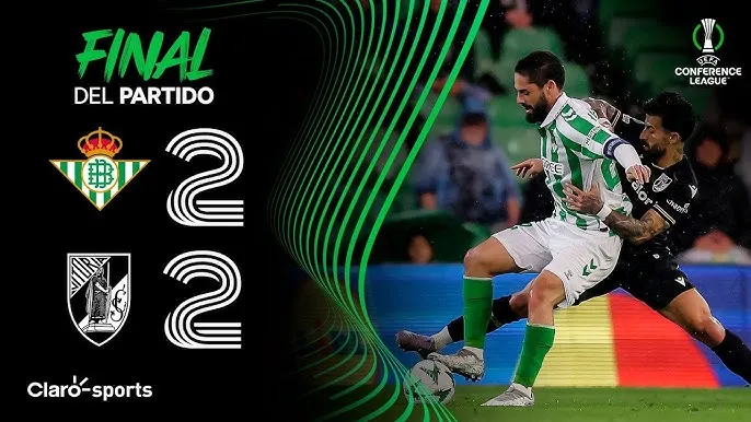 Real Betis vs Vitoria Guimaraes 2-2: Bakambu, Isco lập công, Joao Mendes, Oliveira tỏa sáng cứu thua, Real Betis chật vật lượt về trên sân khách