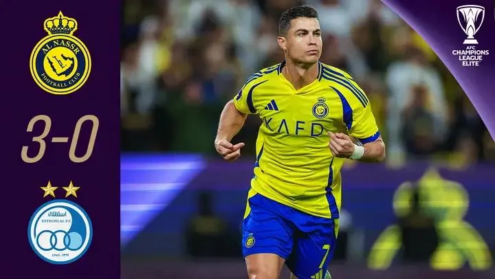 Al Nassr vs Esteghlal 3-0: Duran xuất thần cú đúp, Ronaldo góp vui chiến thắng giành vé tứ kết AFC Champions League gặp Al Sadd của Qatar