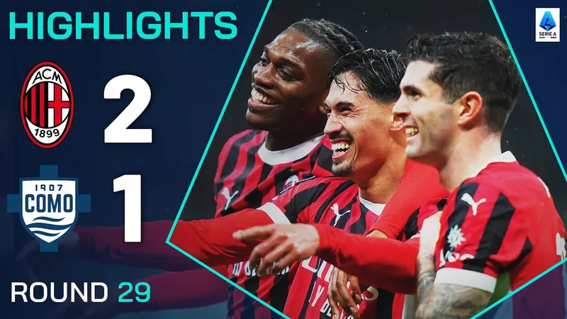 AC Milan vs Como 2-1: Da Cunha mở bàn, VAR ngăn Cunha ghi cú đúp, Pulisic tung cú sút cận thành mở bàn, Reijnders chốt hạ 3 điểm quý giá cho Milan