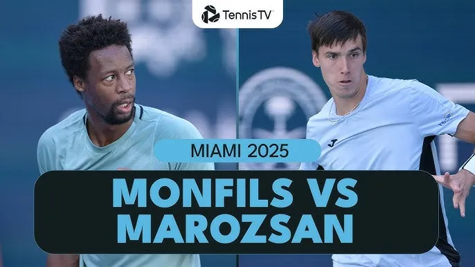 Gael Monfils vs Fabian Marozsan 6-3 3-6 6-4: Monfils hạ Marozsan sau 1 giờ 45 phút, tiếp tục gặp Jiri Lehecka ở Miami 2025