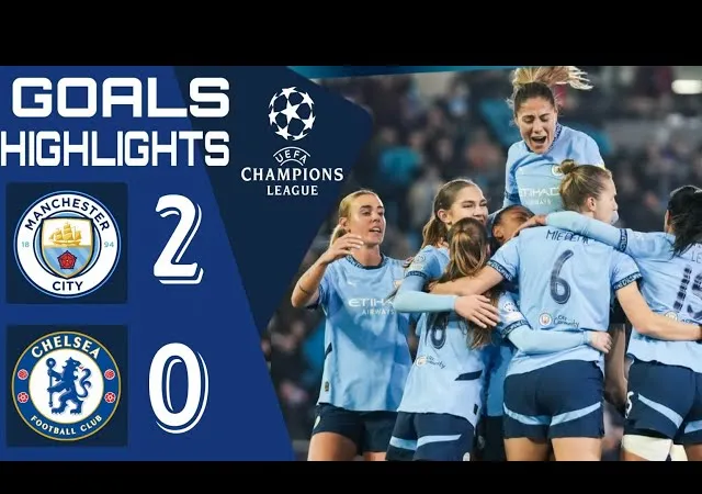 Manchester City vs Chelsea 2-0: Miedema xuất thần cú đúp, Mayra Ramirez bị VAR từ chối bàn thắng, Johanna Rytting Kaneryd sút trúng xà ngang, chờ màn tái đấu tứ kết lượt về