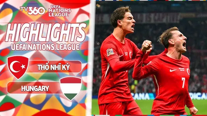 Thổ Nhĩ Kỳ vs Hungary 3-1: Orkun Kokcu mở bàn, Andras Schafer gỡ hòa nhưng Akturkoglu, Irfan Kahveci lần lượt tỏa sáng giành chiến thắng thuyết phục