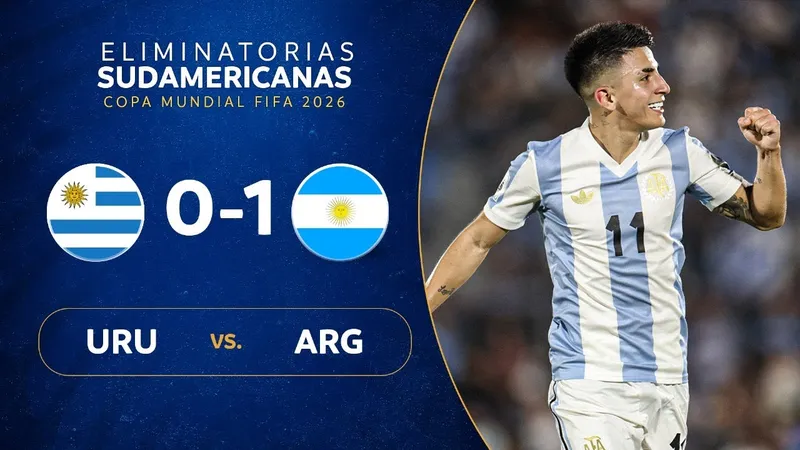 Uruguay vs Argentina 0-1: Vắng ngôi sao Messi, Alvarez kiến tạo, Almada tỏa sáng siêu phẩm, Gonzalez nhận thẻ đỏ cuối trận, ĐKVĐ World Cup chót vót đỉnh bảng khu vực Nam Mỹ