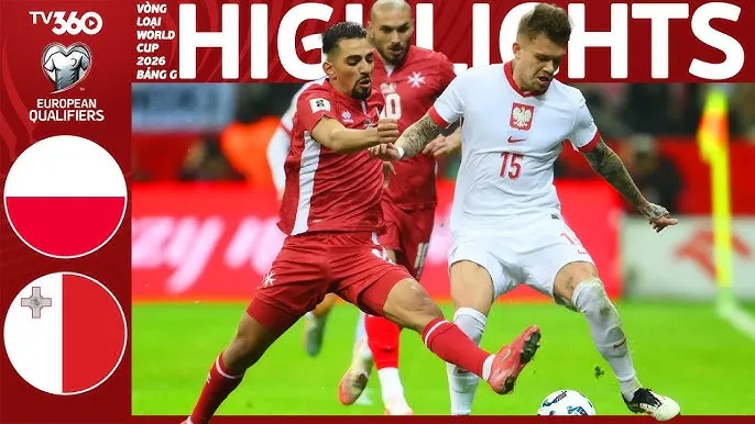 Ba Lan vs Malta 2-0: Cất Lewandowski ghế dự bị, Karol Swiderski xuất thần cú đúp bàn thắng, Ilyas Chouaref nhận thẻ đỏ cuối trận, Ba Lan tạm dẫn đầu bảng G