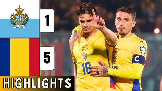 San Marino vs Romania 1-5: Michele Cevoli sớm phản lưới nhà, Mihai Popescu, Razvan Marin, Ianis Hagi, Denis Alibec đua tài ghi bàn, Romania tạm xếp nhì bảng H