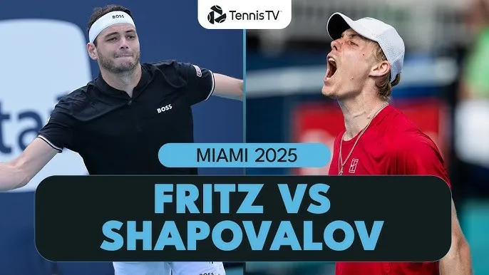 Taylor Fritz vs Denis Shapovalov 7-5, 6-3: Fritz thắng dễ dàng Shapovalov, Fritz ghi danh vào vòng 4 Miami Open 2025 gặp Adam Walton