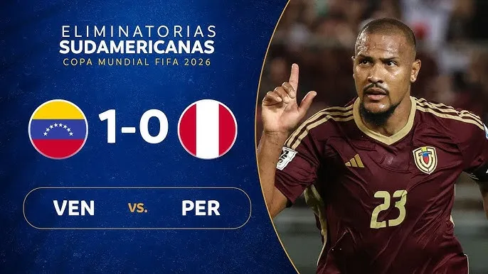 Venezuela vs Peru 1-0: Salomon Rondon ghi bàn duy nhất trên chấm penalty, Paolo Guerrero kém duyên ghi bàn, Venezuela giành 3 điểm quý giá
