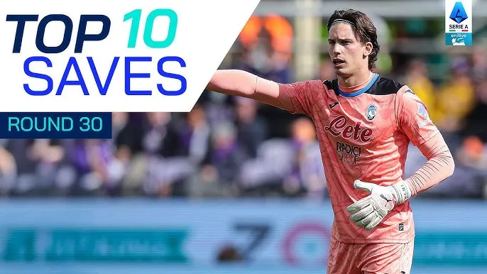 10 pha cứu thua hay nhất của "Người nhện" Caprile, Meret, Milinkovic-Savic, Skorupski, Provedel, Leali, Turati, Carnesecchi, Sommer, Falcone ở vòng 30 Serie A 