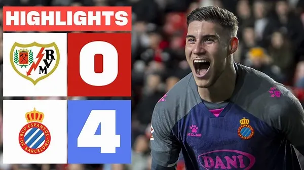 Rayo Vallecano vs Espanyol 0-4: Leandro Cabrera đánh đầu mở bàn như mơ, Roberto Fernandez, Javi Puado, Pere Milla lần lượt tỏa sáng, giành chiến thắng thuyết phục