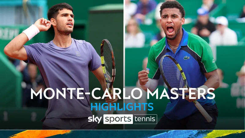 Arthur Fils vs Carlos Alcaraz 6-4, 5-7, 3-6: Alcaraz hạ Fils nhọc nhằn, "Tiểu" Nadal vào bán kết Monte Carlo Masters gặp đồng hương Alejandro Davidovich Fokina