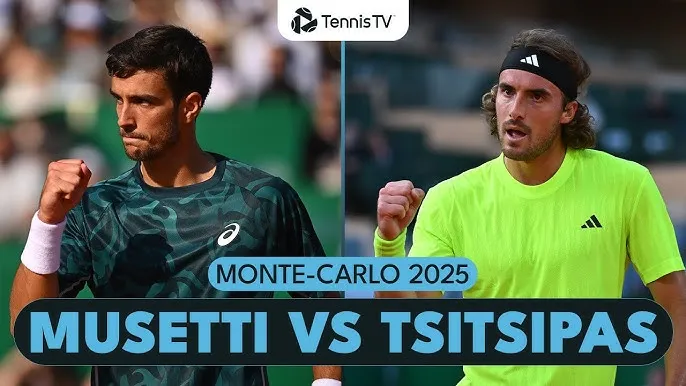 Lorenzo Musetti vs Stefanos Tsitspas 1-6, 6-3, 6-4: Thắng Tsitspas nhọc nhằn, Musetti gặp Alex de Minaur ở Bán kết Monte Carlo Masters 2025