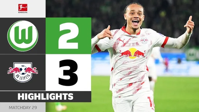 Wolfsburg vs RB Leipzig 2-3: Lois Openda sớm mở bàn, Xavi Simons xuất thần cú đúp, Kilian Fischer, Skov Olsen suýt ngược dòng thành công