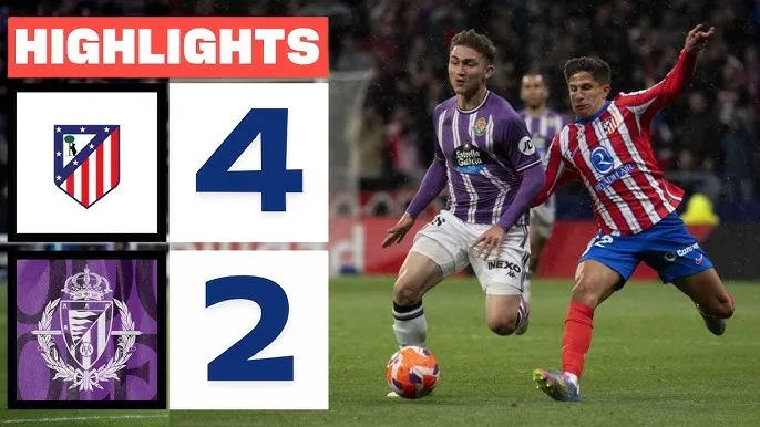 Atletico Madrid vs Valladolid 4-2: Mãn nhãn 6 bàn, Sylla, Sanchez lập công, Alvarez tỏa sáng cú đúp, Giuliano Simeone, Sorlorth giúp Atletico bỏ túi thêm 3 điểm cho cuộc đua La Liga