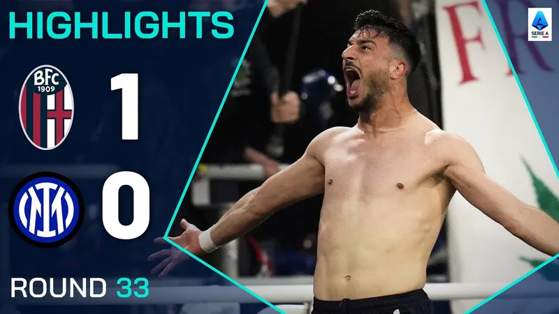 Bologna vs Inter Milan 1-0: Riccardo Orsolini ghi siêu phẩm phút bù giờ, đứt mạch 7 trận thắng liên tiếp, Inter bị Napoli đuổi kịp số điểm, ngôi đầu Serie A lung lay 