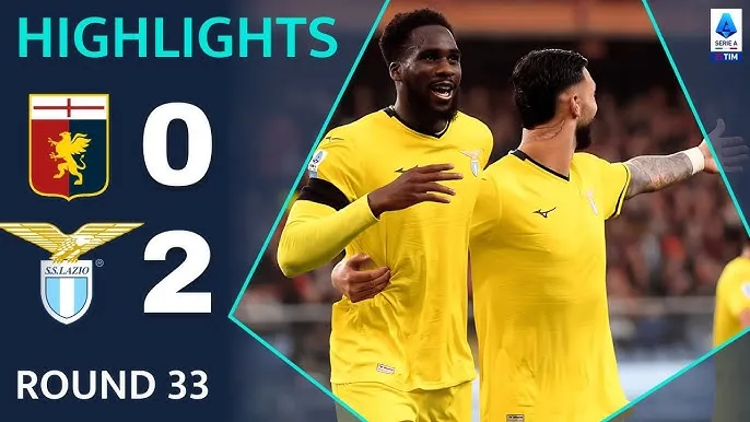 Genoa vs Lazio 0-2: Valentin Castellanos, Boulaye Dia lần lượt phá lưới, Sebastian Otoa, Reda Belahyane nhận thẻ đỏ, Lazio vượt mặt AS Roma tạm xếp thứ 6 Serie A
