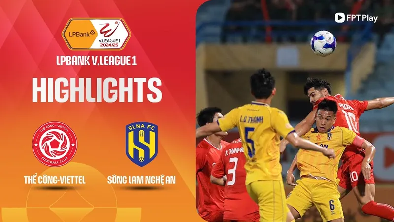 Thể Công vs SLNA 1-0: VAR xác định Quang Vinh phạm lỗi Công Phương trong vùng cấm, Pedro Henrique sút penalty ghi bàn duy nhất 