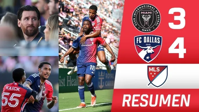 Inter Miami vs Dallas 3-4: Shaq Moore bất ngờ phản lưới nhà, Obando, Martinez lập công nhưng Shaq Moore, Urhoghide, Julio, Pedrinho chốt hạ chiến thắng dù không có Lionel Messi, Luis Suarez và Jordi Alba