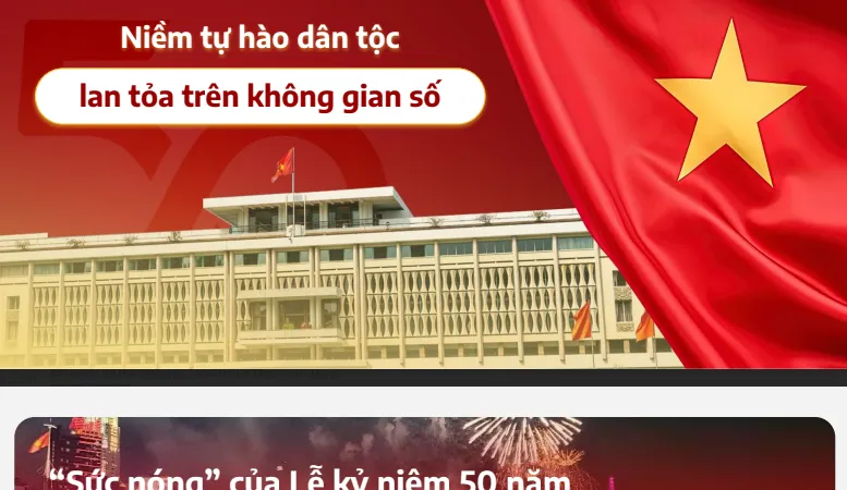 Hơn 2,8 triệu lượt tìm kiếm về lễ 30-4 trên Cốc Cốc