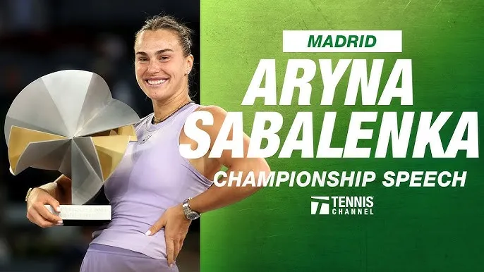 Vượt qua Gauff, Svitolina, Kostyuk, Aryna Sabalenka giành ngôi vô địch Madrid Open 2025, lần 3 đăng quang tại Tây Ban Nha