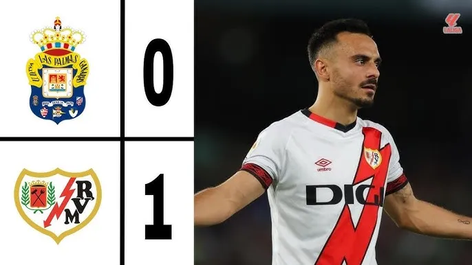 Las Palmas vs Rayo Vallecano 0-1: Alvaro Garcia Rivera đột phá, tỉa bóng góc xa ghi bàn duy nhất giành trọn 3 điểm