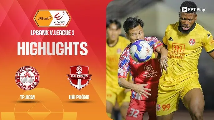 TPHCM vs Hải Phòng 0-2: Tâm điểm 5 phút cuối trận, Lucao mở bàn ở phút 89, Minh Dĩ chốt hạ chiến thắng phút 90+4, Hải Phòng bỏ túi 3 điểm 