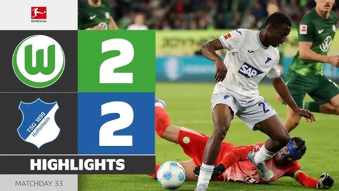 Wolfsburg vs Hoffenheim 2-2: Leo Skiri Ostigard bất ngờ phản lưới nhà ngay phút thứ 1, Pavel Kaderabek gỡ hòa, Jonas Wind lập công, Marius Bulter kịp cứu thua sau 3 phút