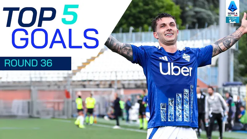 5 pha ghi bàn đẹp nhất của Nicola Zalewski, Tino Anjorin, Lorenzo Lucca, Gabriel Strefezza, Riccardo Orsolini ở vòng 36 Serie A 2024/25