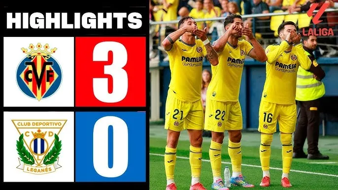 Villarreal vs Leganes 3-0: Perez xuất thần cú đúp sau 31 phút thi đấu, Pepe chốt hạ 3 điểm trước khi hiệp 1 khép lại, Villarreal vào tốp 5, Leganes lọt tốp cuối La Liga