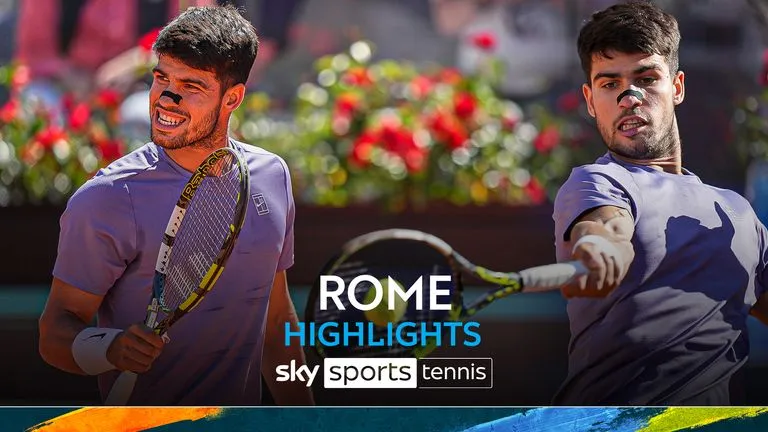 Carlos Alcaraz vs Lorenzo Musetti 6-3, (7)7-6(4): Loạt tie-break căng thẳng, Alcaraz hạ Musetti, tiến vào chung kết Rome Open 2025