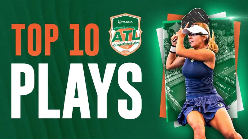 Anna Leigh Waters và Ben Johns góp mặt trong 10 pha ghi điểm đỉnh cao tại Veolia Atlanta Pickleball Championship 2025 