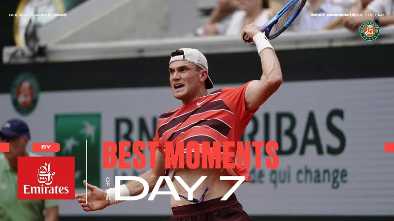 Khoảnh khắc ấn tượng ngày thi đấu thứ 7 Roland Garros 2025
