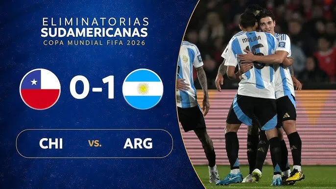 Chile vs Argentina 0-1: Cất Messi trên ghế dự bị, Thiago Almada dọn cỗ, Julian Alvarez ghi bàn duy nhất, Argentina củng cố ngôi đầu vòng loại World Cup 2026 khu vực Nam Mỹ, Chile cuối bảng