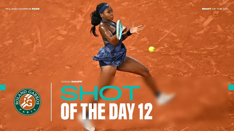 Coco Gauff có pha ăn điểm kịch tính, đẹp mắt nhất ngày thi đấu thứ 12 Roland Garros 2025