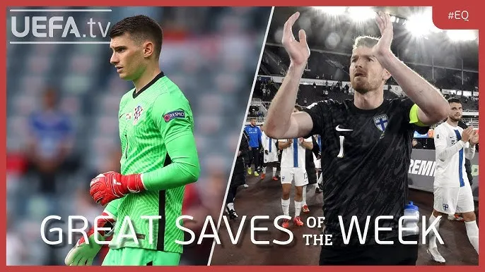 Thủ thành Livakovic, Hradecky vào tốp "Khoảnh khắc cứu thua" mãn nhãn ở vòng loại UEFA European 2026 