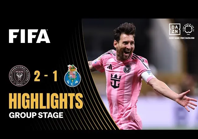 Inter Miami vs Porto 2-1: Omorodion sớm khai bàn nhờ penalty, Weigandt kiến tạo, Segovia gỡ hòa, Messi tỏa sáng siêu phẩm sút phạt đẳng cấp