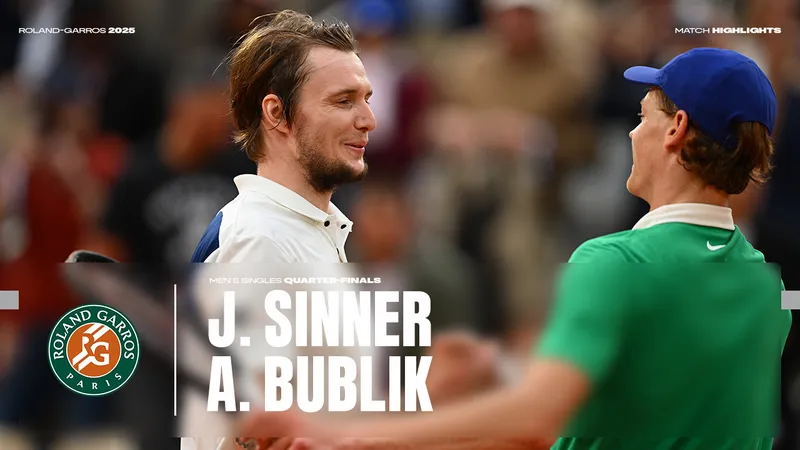 Jannik Sinner vs Alexander Bublik 6-3, 3-6, 4-6: Sinner bất ngờ thua sốc trên mặt sân cỏ, Bublik đối mặt Tomas Machac ở tứ kết Halle Open 2025