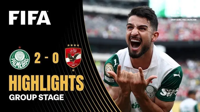 Palmeiras vs Al Ahly 2-0: Tâm điểm hiệp 2, Abou Ali bất ngờ phản lưới nhà, Mauricio kiến tạo, Flaco Lopez bức tốc ghi bàn ấn định chiến thắng 