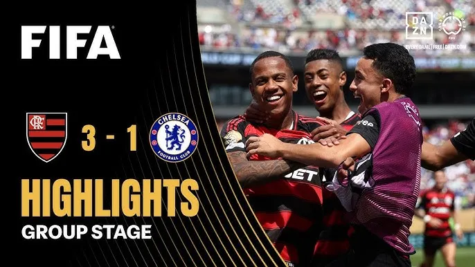 Flamengo vs Chelsea 3-1: Pedro Neto chớp thời cơ mở bàn nhưng Bruno Henrique, Danilo, Wallace Yan bất ngờ ngược dòng, Jackson nhận thẻ đỏ, Chelsea thảm bại