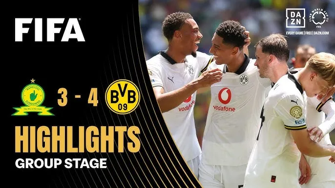 Borussia Dortmund vs Mamelodi Sundowns 4-3: Nmecha, Guirassy, Jobe tỏa sáng, Madau phản lưới nhà, Ribeiro, Rayners, Mothiba nỗ lực ngược dòng bất thành