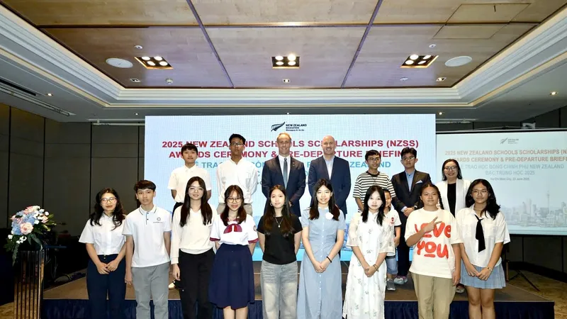 Những em nhận Học bổng NZSS 2025 đã có cột mốc đầy tự hào trong hành trình chinh phục tri thức 