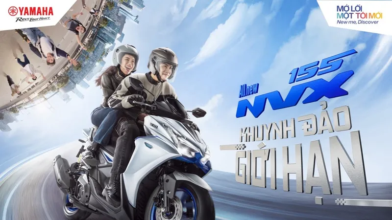 Yamaha Motor Việt Nam ra mắt xe tay ga thể thao mới Yamaha NVX 2025 với tinh thần “khuynh đảo giới hạn”