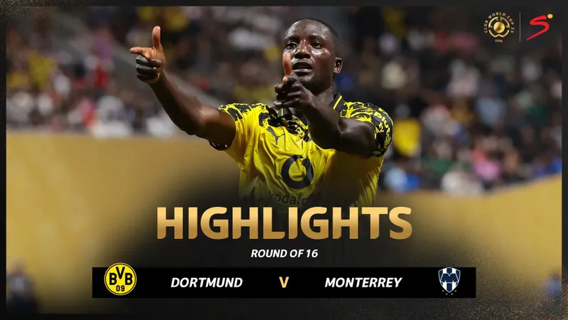 Borussia Dortmund vs Monterrey 2-1: Adeyemi, Adeyemi kiến tạo, Guirassy sớm tỏa sáng cú đúp, Sergio Ramos lu mờ, Dortmund gặp Real Madrid ở tứ kết FIFA Club World Cup 2025