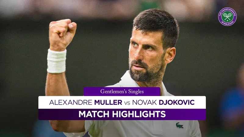 Novak Djokovic vs Alexandre Muller 1-6, 7-6 (9-7), 2-6, 2-6: Chật vật hạ Muller sau 3 giờ 19 phút, "Nole" bước tiếp Wimbledon, gặp tay vợt người Anh Daniel Evans 