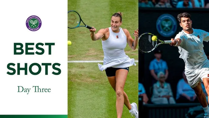 Carlos Alcaraz, Aryna Sabalenka, Joao Fonseca lần lượt đua tài ghi điểm ấn tượng trong ngày thi đấu thứ 3 Wimbledon 2025