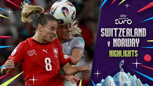 Nữ Thụy Sỹ vs Nữ Na Uy 1-2: Riesen khai bàn, Hegerberg đánh đầu gỡ hòa, Graham Hansen căng ngang, Stierli bất ngờ phản lưới nhà, Na Uy lợi thế ngày ra quân Women's EURO 2025